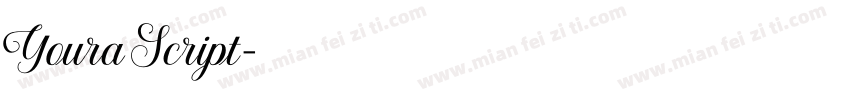 Youra Script字体转换